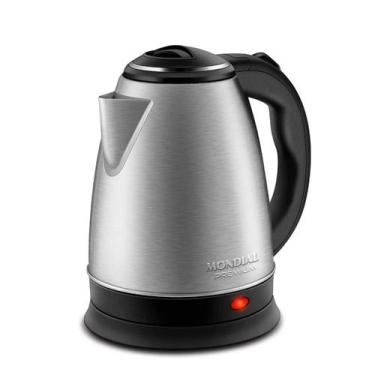Imagem de Chaleira Elétrica 2L Mondial Premium Inox CE-06 Preto/Inox 1500W 220V