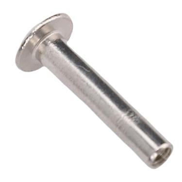 Imagem de Yinhing 100 Pares 0,16X0,79X0,33In M3 Conjunto de Rebites e Parafusos Redondos Planos de Aço Inoxidável para Roupas de Artesanato Em Couro, Projetos de Bricolagem, Fixadores para Artes e Ofícios e