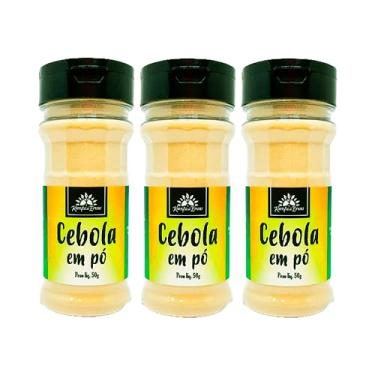 Imagem de Kit 3X: Cebola em Pó Tempero Kampo de Ervas 50g