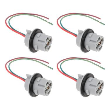 Imagem de ECSiNG Conector de soquete de lâmpada DRL 7440 992 compatível com Nissan Frontier, compatível com BMW X3, compatível com fios Passsat de 14 cm