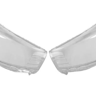 Imagem de Compatível com kia pegas 2017 2018 2019 2020 acessórios lente da lâmpada dianteira escudo de vidro do carro farol dianteiro lente capa luzes escudo(2pcs Left and Right)