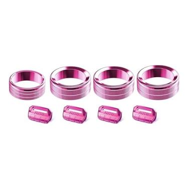 Imagem de Capa de botão de 8 peças para acessórios Jeep Wrangler JL JLU 2018-2025 2026 e Gladiator JT 2020-2025 2026, capa de botão de interruptor de janela JL Volume Rádio Ar Condicionado Tampa do botão do