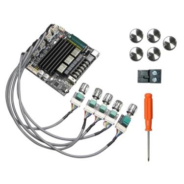 Imagem de LiebeWH Placa Amplificadora de Som ZK-ST21 Com Entrada BT 5.1 USB AUX 100W 200W Saída Subwoofer Amplificador de Potência de áudio de 2.1 Canais