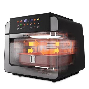 Imagem de Fritadeira Elétrica Air Fryer Oven Paf15b 15l Philco Preto 220v