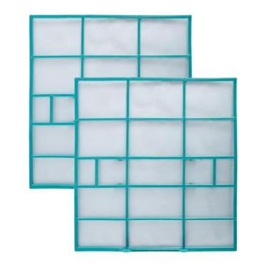 Imagem de 2 peças de substituição de mini filtro dividido 4007597 adequado para Daikin FTKM15NV2S FTKM25NVM FTKM25PVMA CTKS20KVMA CTXS07LVJU CTXS07WVJU9 CTXS20KVMA FTKM35NVM FTKM09NV2S FTKM35PVMA Vários modelos