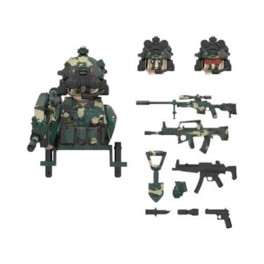 Imagem de Blocos De Montar Militares SWAT Forças Especiais Soldado Comando Políc