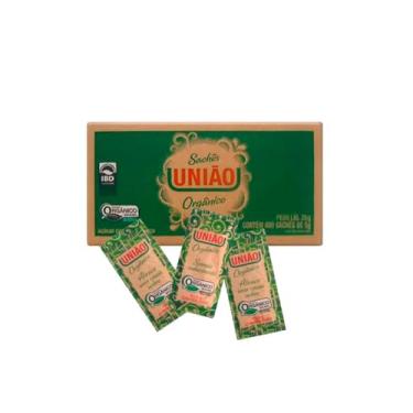 Imagem de Açucar Organico União Sache Caixa 400 Saches De 5g Açucar Uniao