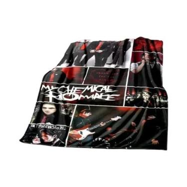 Imagem de Cobertor Infantil Com Estampa Do Banda My Chemical Romance Para Quarto
