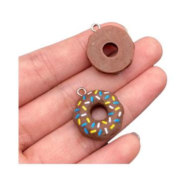 Imagem de Conjunto De Pingentes Realistas De Grãos De Café E Xícaras 10 Peças Em