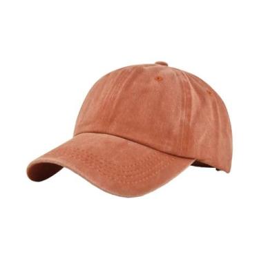 Imagem de Boné Snapback Vintage De Algodão Lavado Para Homens E Mulheres, Cor Só