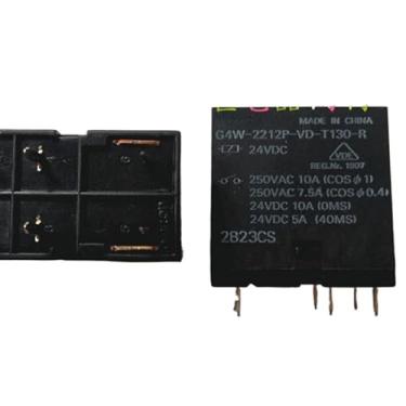 Imagem de 1 pç/lote Relé: G4W-2212P-VD-T130-R 24VDC 24V 6pins