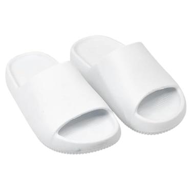 Imagem de Chinelo Slide Masculino Nuvem EVA Ultra Macio, Antiderrapante, Confortável, Casual (Branco, BR, Adulto, Faixa Numérico, 43, 44)