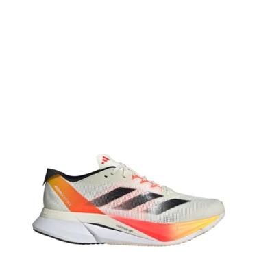 Imagem de adidas Adizero Boston 12 Tênis masculino, Marfim/Core Black/Solar Red, 43