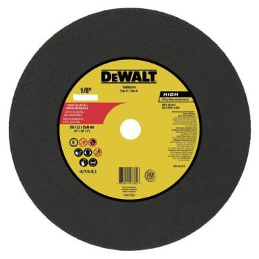 Imagem de Disco de Corte Metal e Inox 14 Pol 3,2mm esp Dewalt DW80144