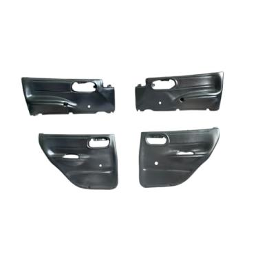 Imagem de Kit Forro de Porta Completo para Corsa Classic, 4 Portas, Jogo Completo de Revestimentos Automotivos (MANUAL, Preto)