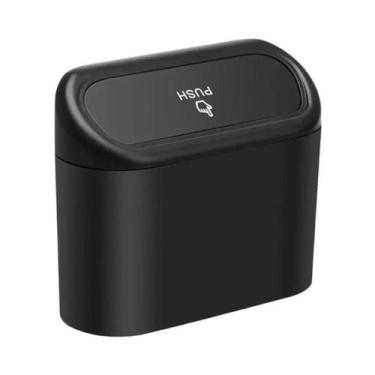 Imagem de Lixeira Suspensa Para Carro Com Tampa Em ABS, Armazenamento Interior P