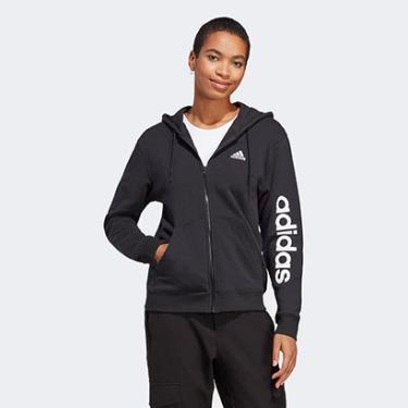 Imagem de Jaqueta Adidas Logo Linear Com Capuz Feminina-Feminino