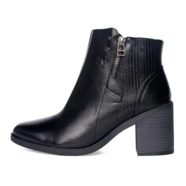 Imagem de Bota Comfortflex Cano Curto Ziper Lateral-Feminino