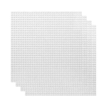 Imagem de Placas Base Clássicas 32x32 E 16x32 (4 Peças) Para Blocos De Montar DI