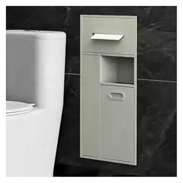 Imagem de Nicho de chuveiro de aço inoxidável dourado - Rack organizador de prateleira de banheiro embutido para armazenamento de hotel e cozinha (alcova, 30 x 65 x 14 cm) - durável, elegante, solução que