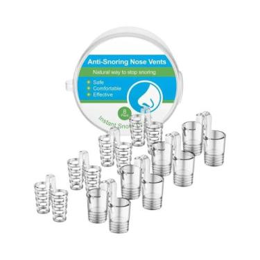Imagem de Dispositivo De Silicone Antirronco 8PCS, Clipe Nasal Para Prevenir Con