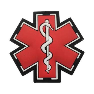 Imagem de Emblemas Táticos De Combate Medic First Aid IR Reflective Rescue Snake