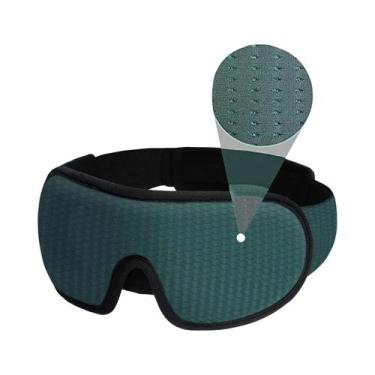 Imagem de Máscara De Olhos 3D Acolchoada Macia Para Dormir, Com Tecido Bloqueado