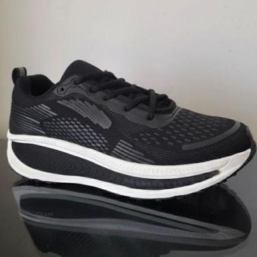 Imagem de Tênis Masculino Corrida Esportivo Treino Academia Caminhada Confortáve