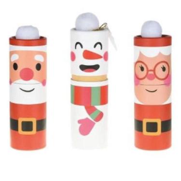 Imagem de Kit porta lapis de Cor sort clr natal 12cm papelaria 1100084 - Cromus 