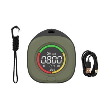 Imagem de Detector De Monóxido De Carbono Portátil E Recarregável Com Tela LED E
