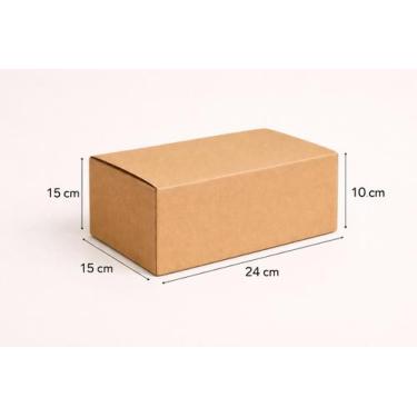Imagem de 25 Caixas De Papelão 24x15x10 Correio Sedex 24 X 15 X 10 Cm - Carrasch
