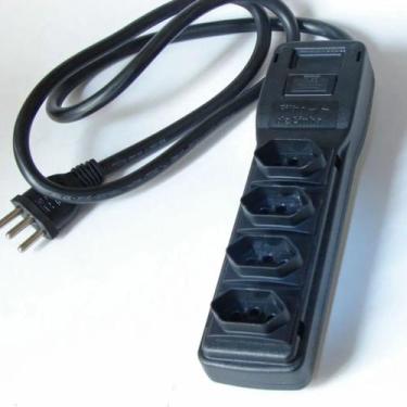 Imagem de Filtro de Linha Adaptador 20A com 4 Tomadas NBR Micro-ondas Forno Elét