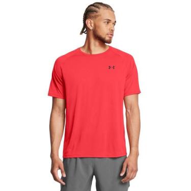 Imagem de Camiseta Under Armour Tech 2.0, P, Vermelho