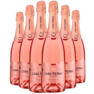 Imagem de Kit 6 Espumante Casa Perini Brut Rose 750ml
