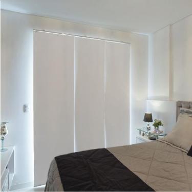 Imagem de Persiana Painel (1,60Lar. x 2,25Alt.) Blackout Branco - Vogaflex, 0