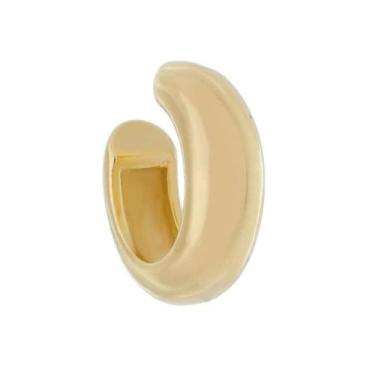 Imagem de Piercing de encaixe piuka zac argola lisa folheado a ouro 18k, Dourado