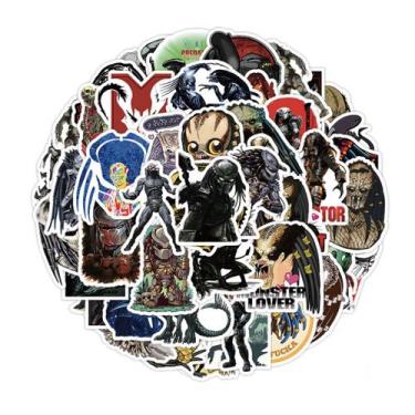 Imagem de Pacote de adesivos Predators Anime 50 unidades de desenho animado deco