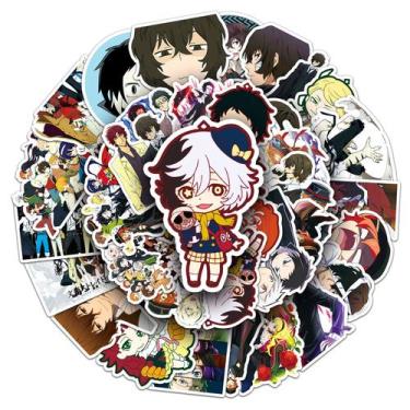 Imagem de Adesivos Bungos Strays Dogs em vinil impermeável Anime x50 - yiweisai