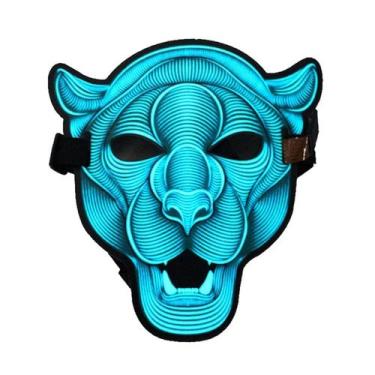 Imagem de Máscara de leão LED, controle de som, cosplay, adereço de fantasia - y