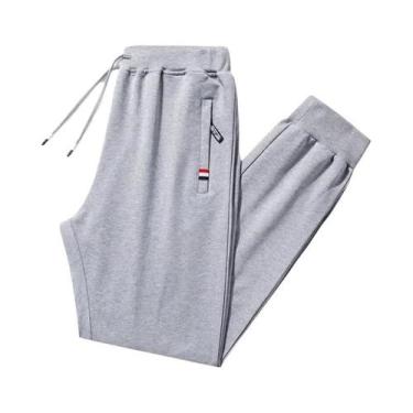 Imagem de Calças De Treino Masculinas 6XL 8XL, Ajuste Solto, Calças De Moletom D