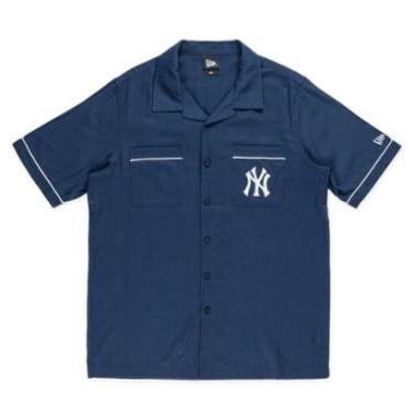 Imagem de Camisa New Era Lifestyle New York Yankees MLB Azul-Masculino