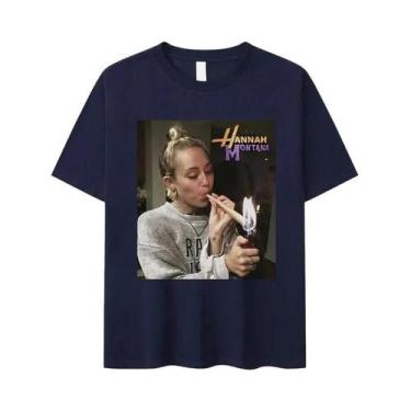 Imagem de Camiseta Vintage Oversized De Algodão Miley Cyrus Hannah Montana Para 