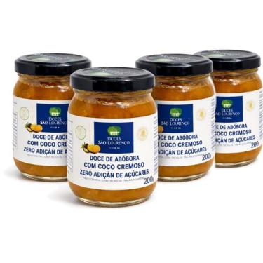 Imagem de Kit 4 Doce Abobora com Coco Diet SAO LOURENCO 200g - São Lourenço