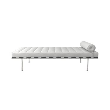 Imagem de Couch Barcelona Couro Sintetico Branco