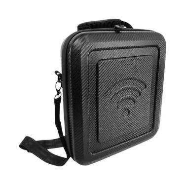 Imagem de Estojo Rígido Impermeável Para Starlink Mini Com tiras autocolantes, A