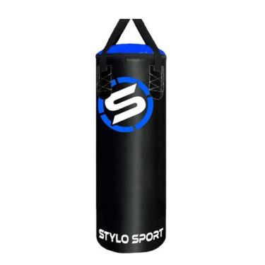 Imagem de Saco de pancada infantil 70x90 treino boxe stylo - STYLO SPORT, Azul