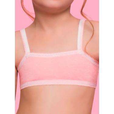 Imagem de Top Alças Finas Selene 20655.001 Infantil Algodão T. M/EG, G, 825, Ros