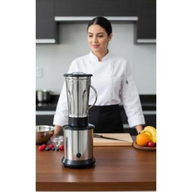 Imagem de Liquidificador Industrial 2L Baixa Rotação Aço Inox Bivolt - Congratul