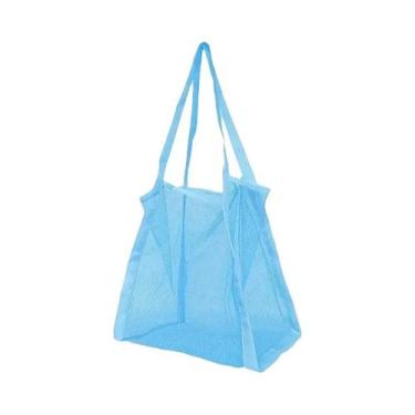 Imagem de Bolsa De Ombro Feminina Grande Capacidade Em Tela Vazada Para Verão, V