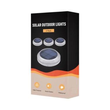Imagem de Luzes De Solo Externas À Prova D'água Movidas a Energia Solar, Com Ace